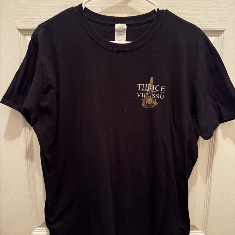 Thrice Vheissu Anniversary Tour Black Graphic T-Shirt